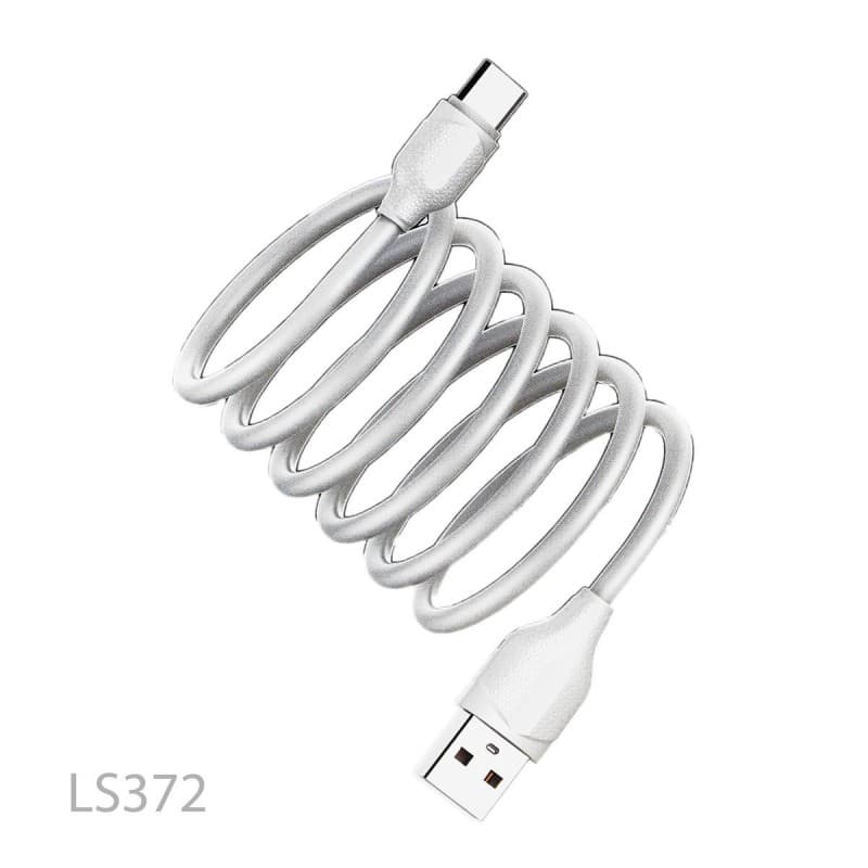كيبل شحن LDNIO طول 2 متر ، مدخل Type C موديل LS373