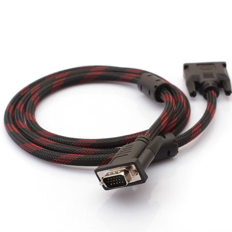 كيبل كمبيوتر DVI to VGA طول 1.5 متر