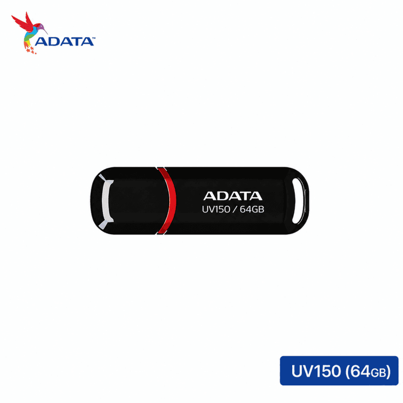 فلاشة ADATA UV150 USB 3.2 الأصلية ، بسعة 64GB 
