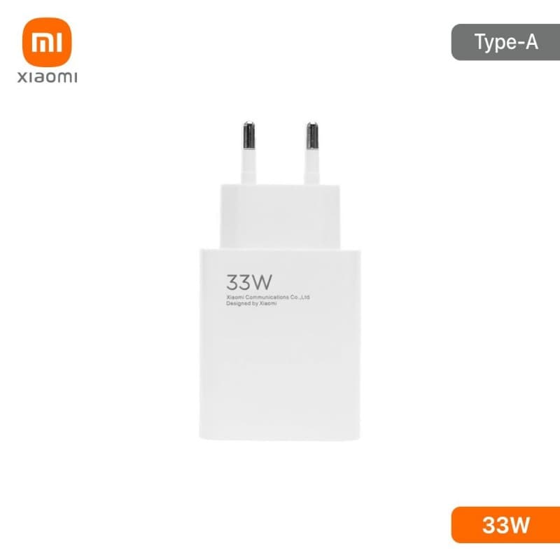 شاحن Xiaomi بقوة 33 واط، منفذ شحنUSB، مع كيبل Type C