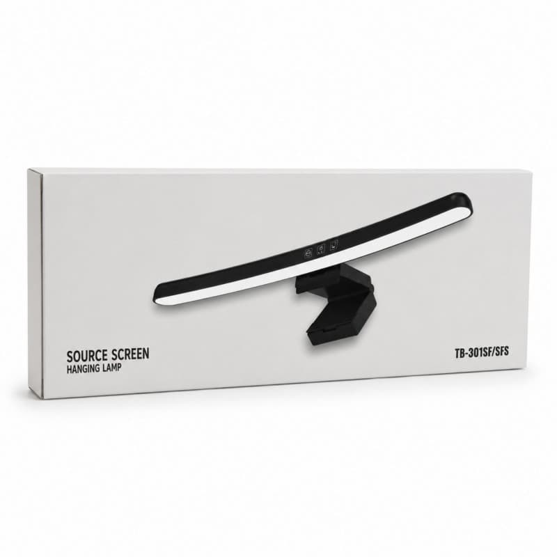 Curve Monitor Lamp-Black