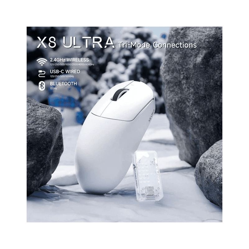 Attack Shark X8 Ultra Mouse-White