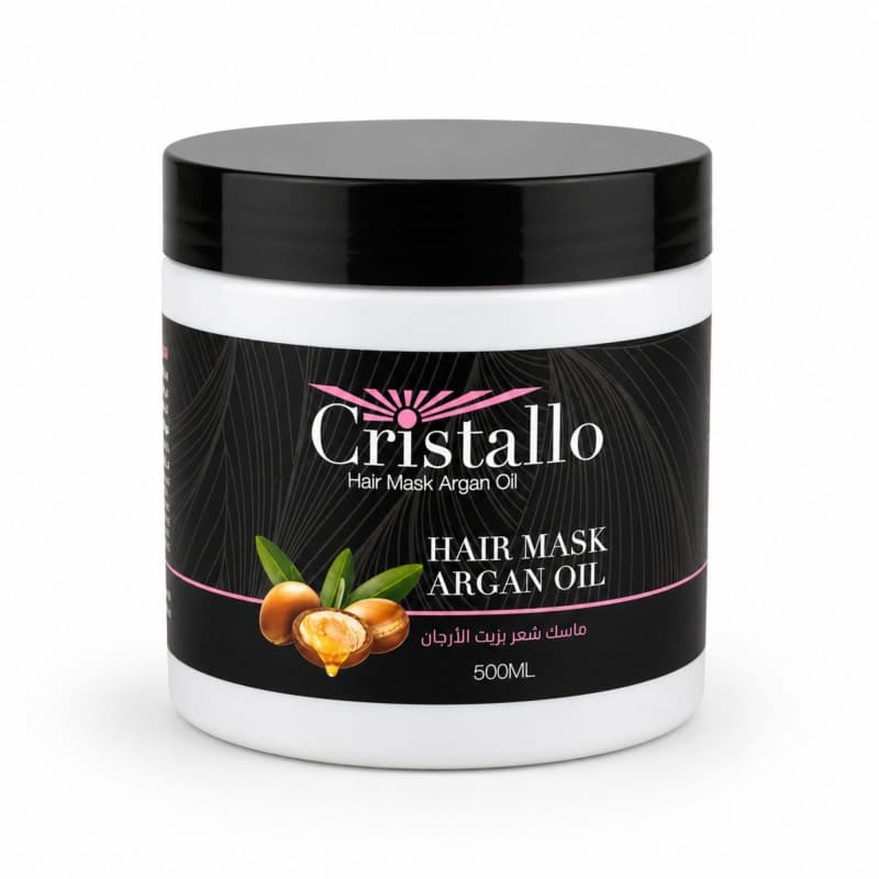 حمام زيت Cristallo Hair Mask Argan Oil 500ML