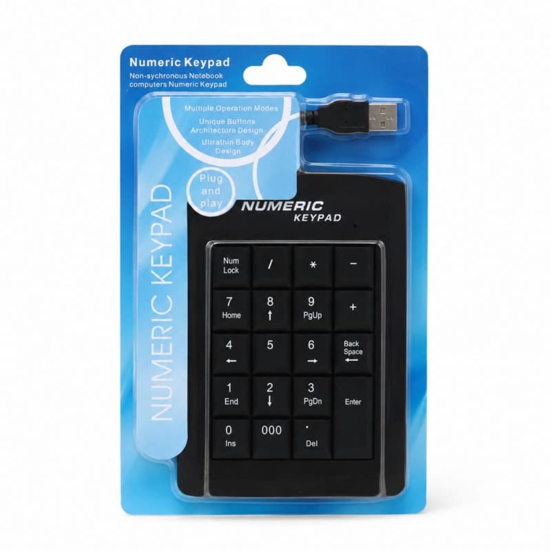لوحة مفاتيح رقمية خارجية (Numeric Keypad)