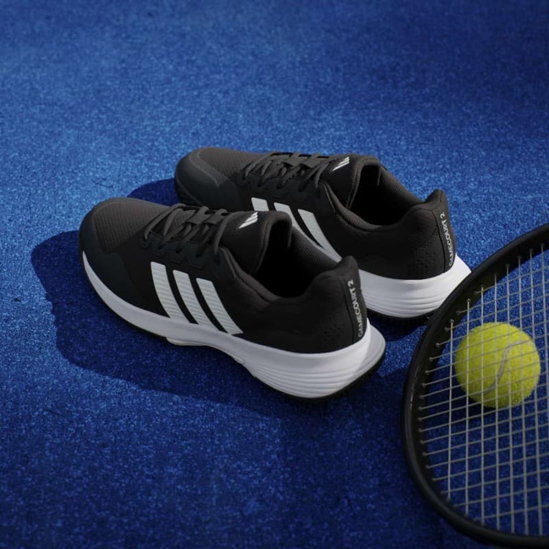 adidas Men's GameCourt 2 Tennis Shoe - Black