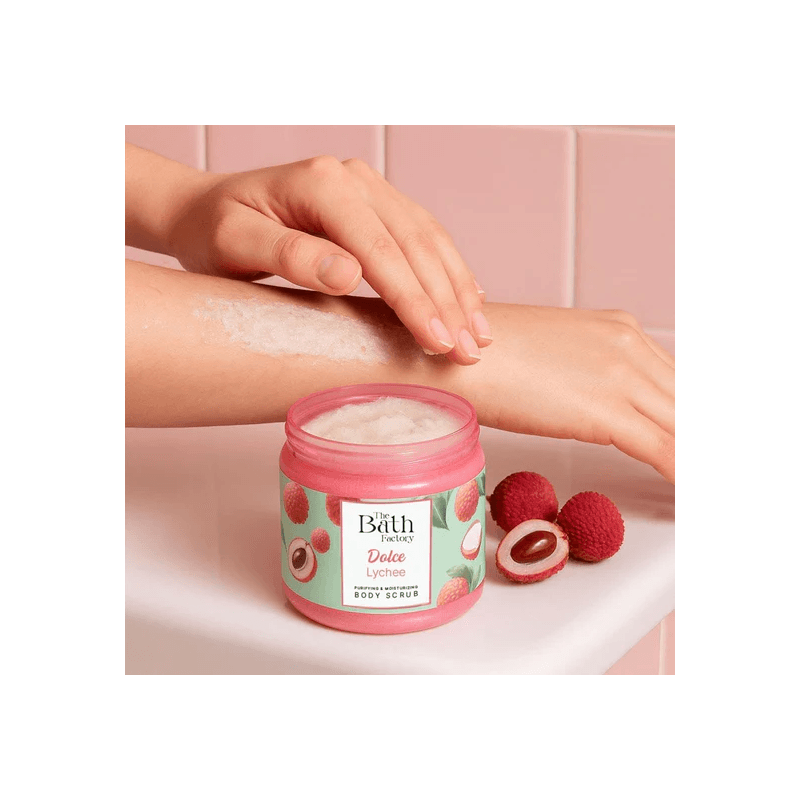 The Bath Factory Dolce Lychee Body Scrub 400ml