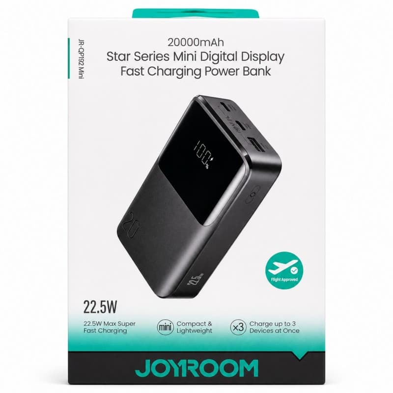 JOYROOM JR-QP192 Mini 22.5W Power Bank 20000mAh