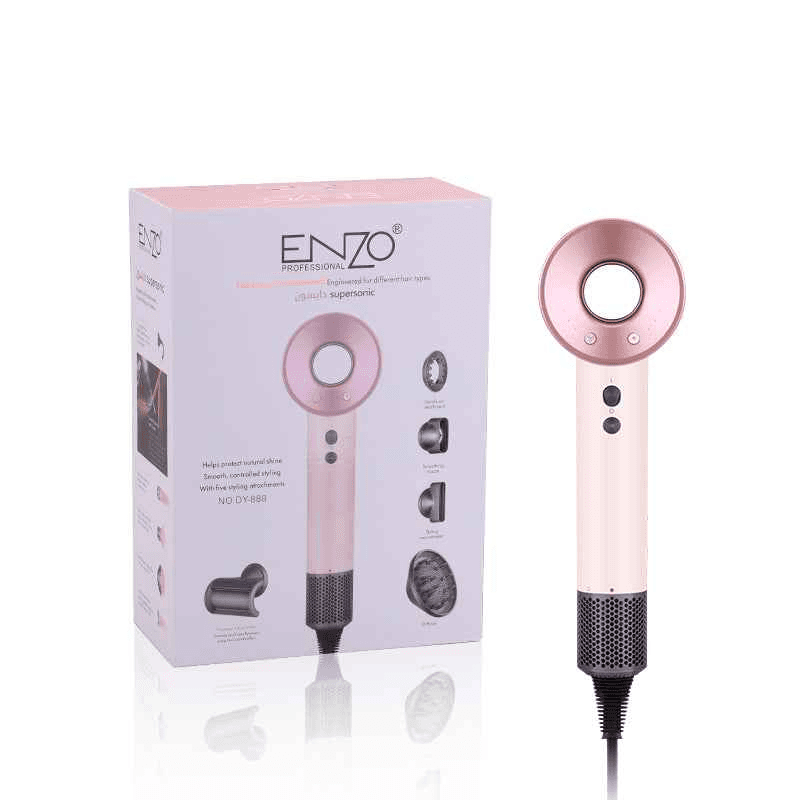 Enzo DY-888 Dyson Supersonic Hair Dryer -Pink