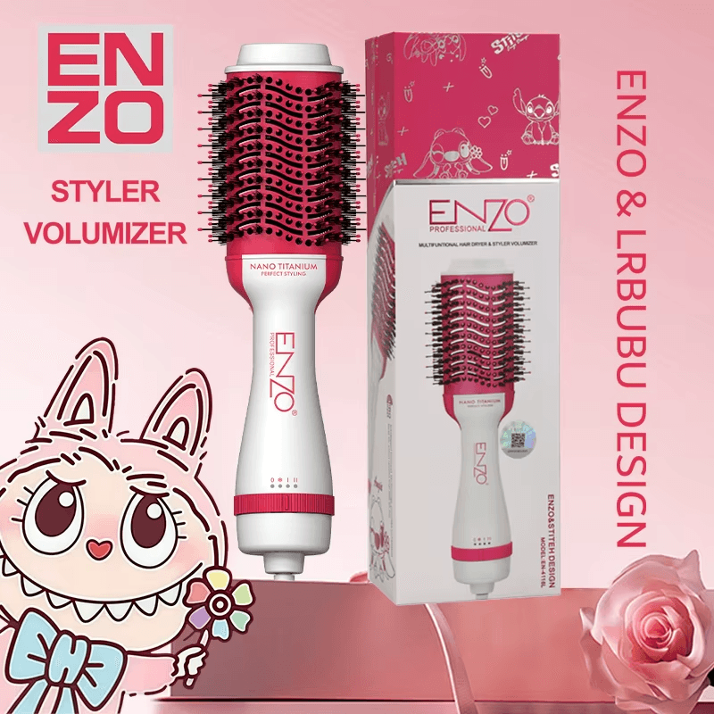 فرشاة تصفيف الشعر الكهربائية من Enzo