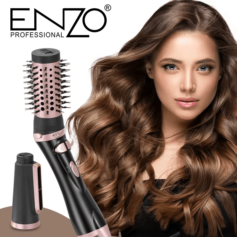 فرشاة الشعر الكهربائية 2 في 1 من Enzo