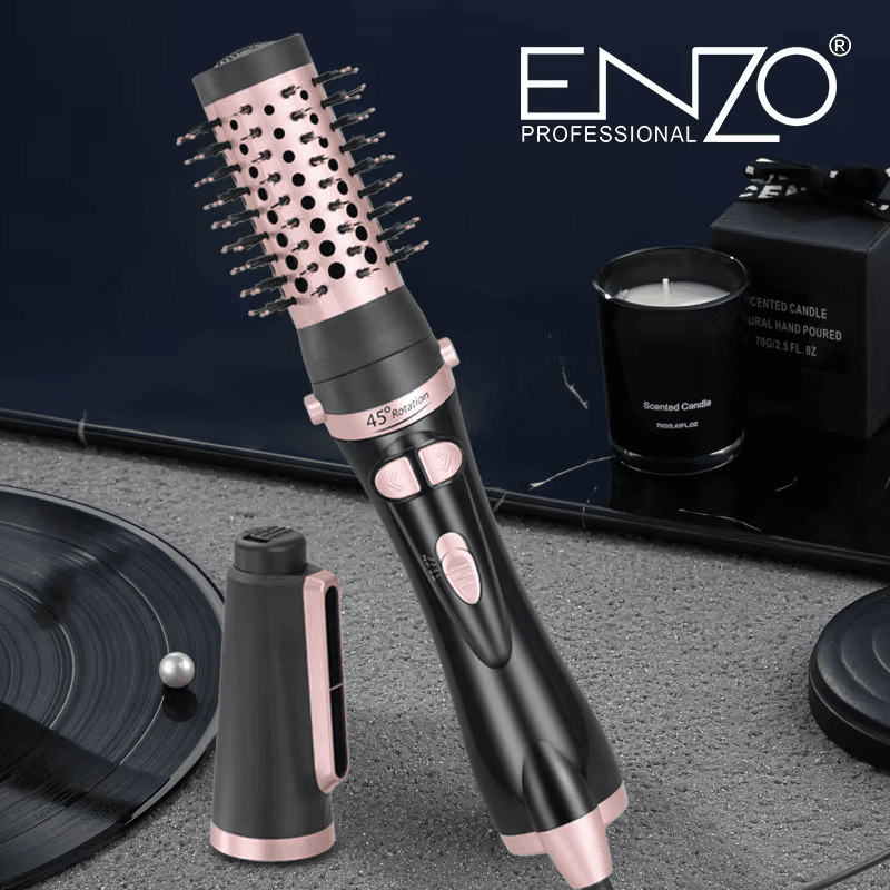 فرشاة الشعر الكهربائية 2 في 1 من Enzo
