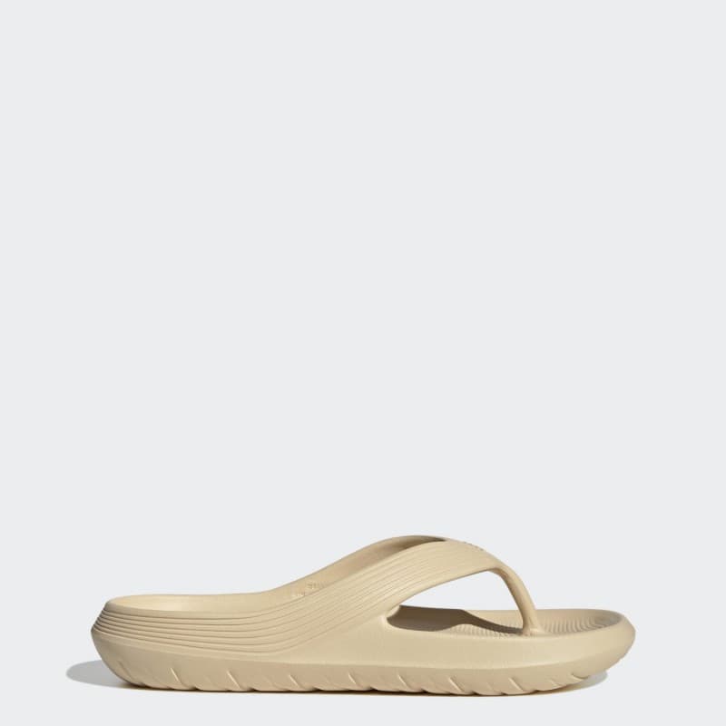 adidas Unisex' Adicane Flip-Flops Slides - Beige