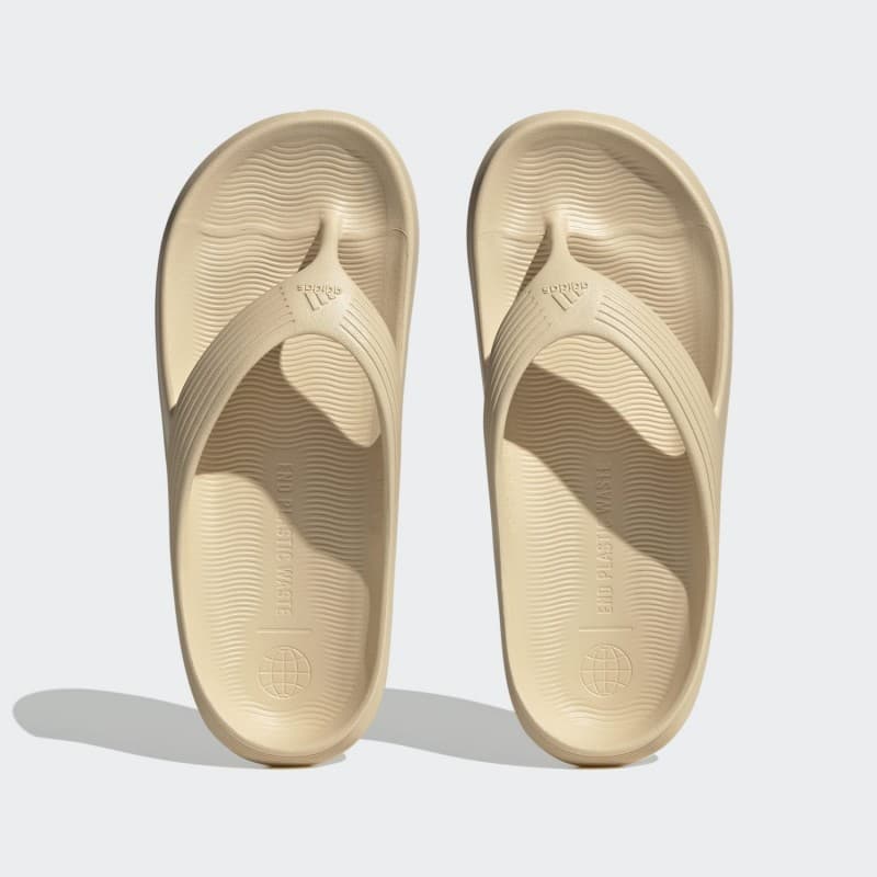 adidas Unisex' Adicane Flip-Flops Slides - Beige