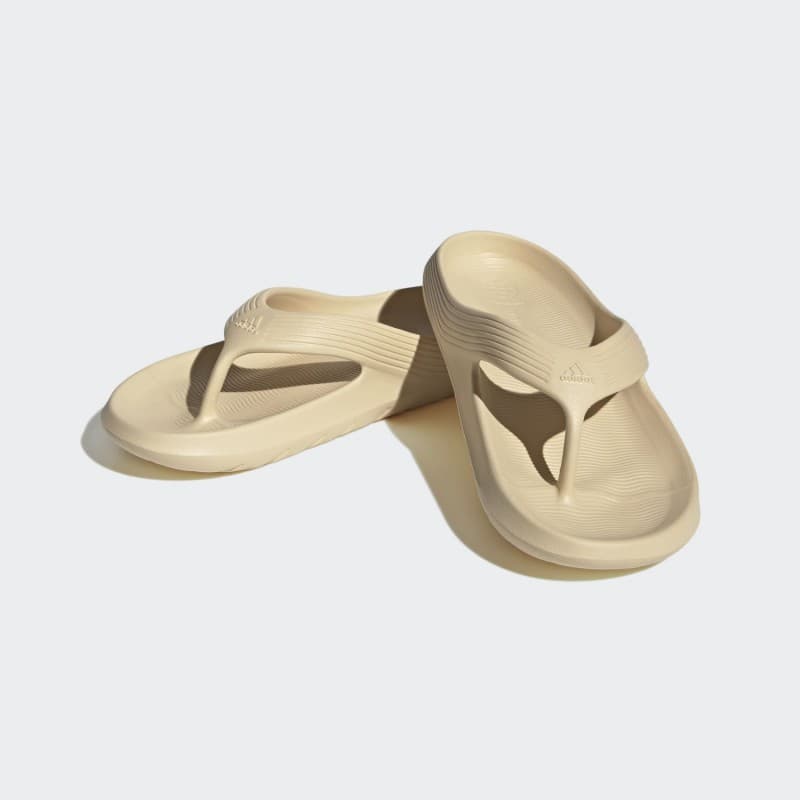 adidas Unisex' Adicane Flip-Flops Slides - Beige
