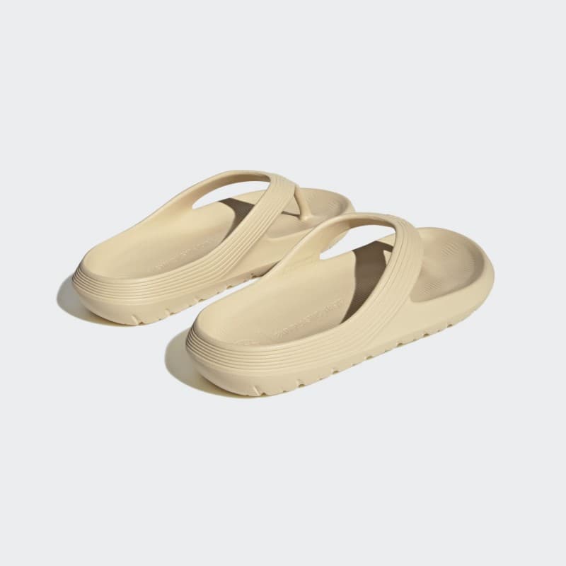 adidas Unisex' Adicane Flip-Flops Slides - Beige