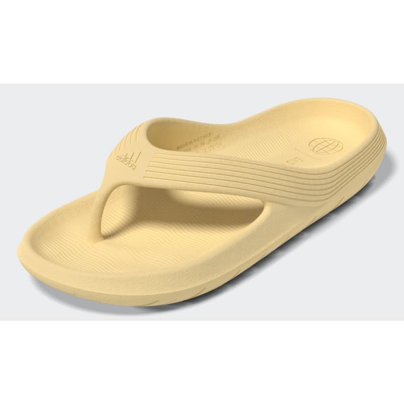adidas Unisex' Adicane Flip-Flops Slides - Beige
