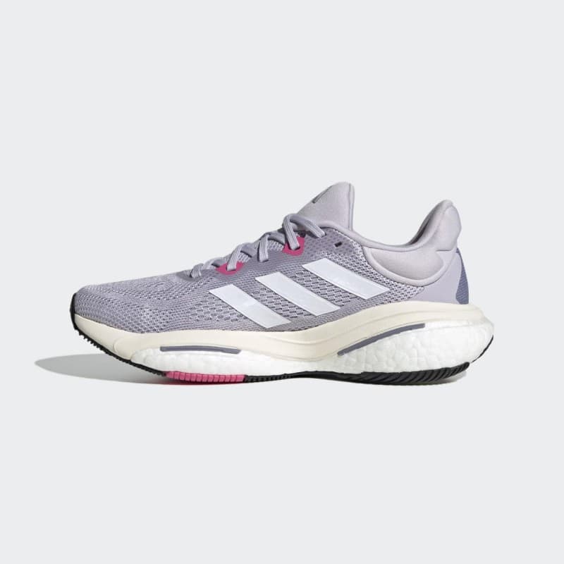 adidas Women's SolarGlide 6 Running Shoes- Purple