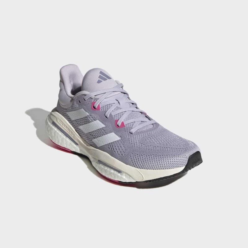 adidas Women's SolarGlide 6 Running Shoes- Purple