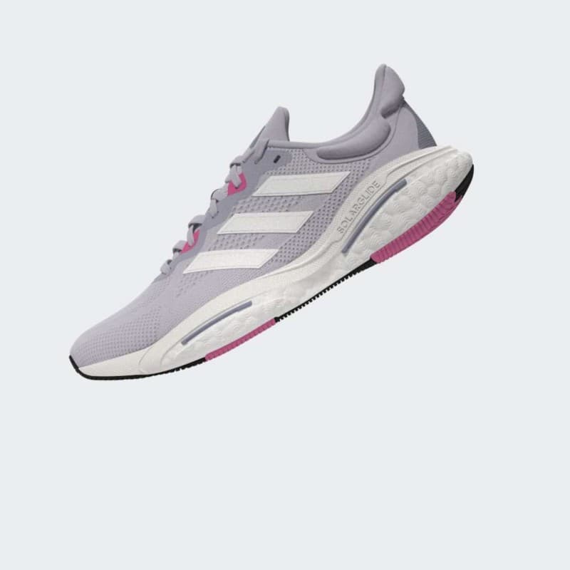 adidas Women's SolarGlide 6 Running Shoes- Purple