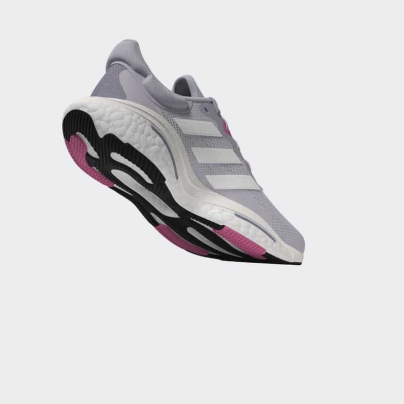 adidas Women's SolarGlide 6 Running Shoes- Purple