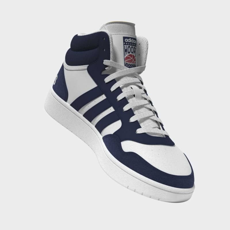 adidas Men's Hoops 3.0 Mid Shoes - White