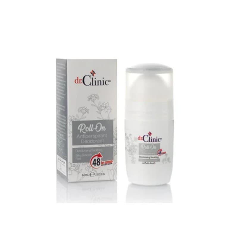 مزيل عرق رول اون فضي Dr.Clinic