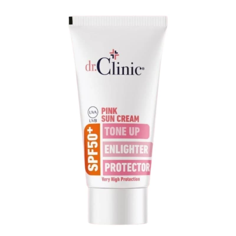 واقي شمس وردي موحد للون SPF50 Dr.Clinic
