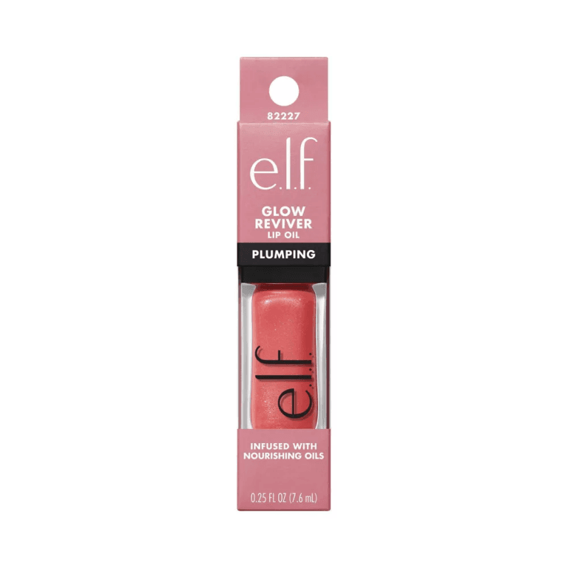 E.l.f. Glow Reviver Plumping Lip Oil Warm Pink