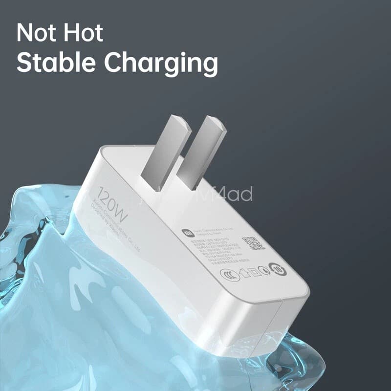 MI Fast Charger 120 Watt مخرج USB مع كيبل Type C