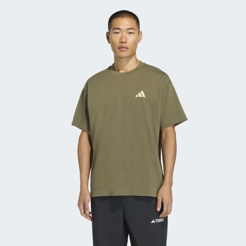 adidas Men's TERREX ACT NATURAL GRAPHIC Tee - Green