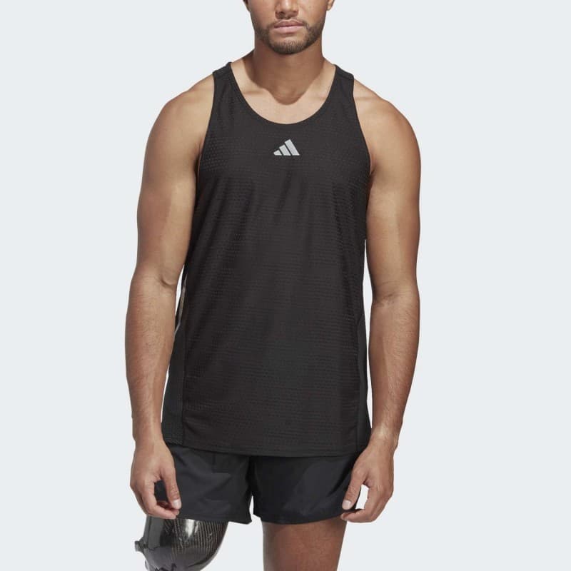 adidas Men's X-City HEAT.RDY Singlet- Black