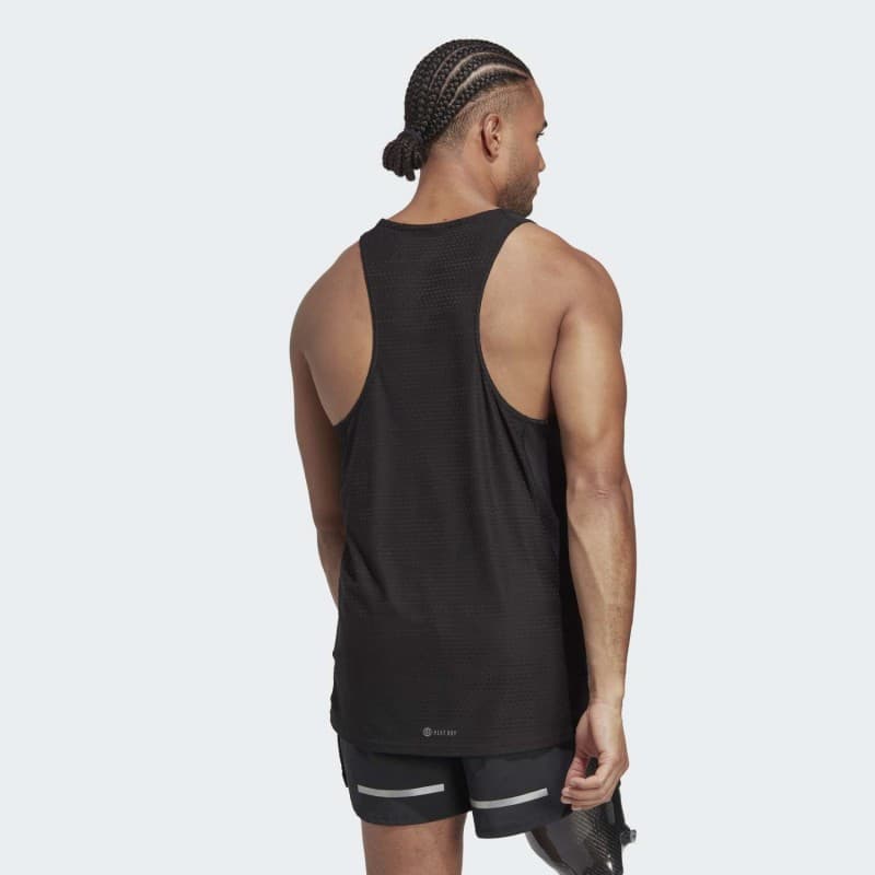 adidas Men's X-City HEAT.RDY Singlet- Black