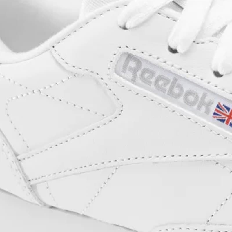 حذاء ريبوك كلاسيك ليذر جلد للجنسين لون أبيض- Reebok Unisex Classic Leathers Shoes
