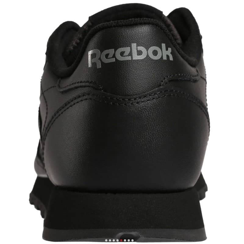 Reebok Womens' Classic Leather Shoes - حذاء ريبوك كلاسيك جلد للنساء لون أسود 