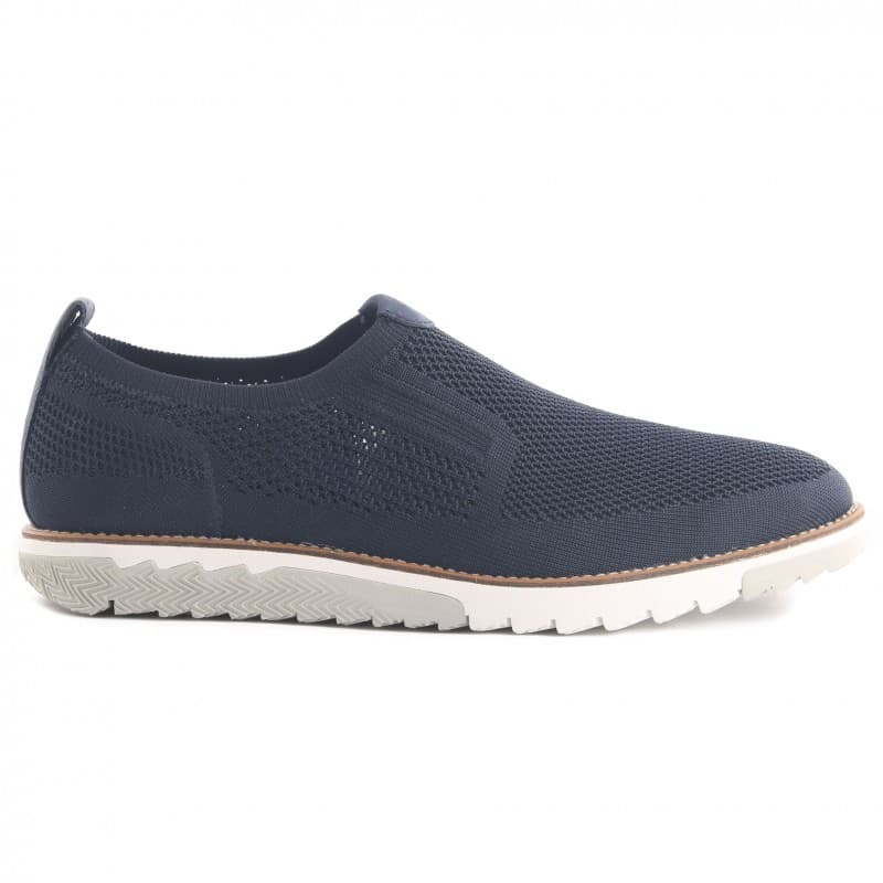 Hush Puppies Men's Expert MT Slipon Shoes - حذاء هاش بابيز إكسبرت إم تي سليب أون للرجال لون كحلي وأبيض  