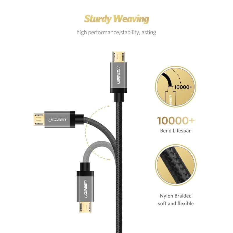 Ugreen Micro Cable quick charge كيبل شحن