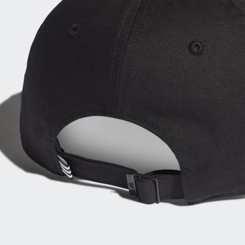 adidas Unisex COTTON BASEBALL Cap - Black - طاقية اديداس بيسبول قطنية للجنسين لون أسود