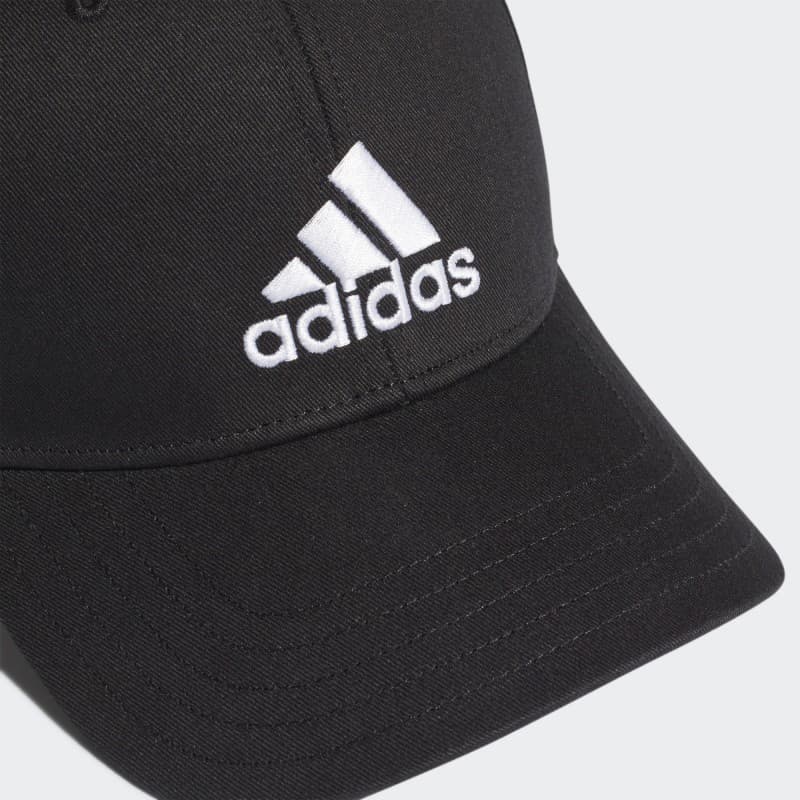 adidas Unisex COTTON BASEBALL Cap - Black - طاقية اديداس بيسبول قطنية للجنسين لون أسود