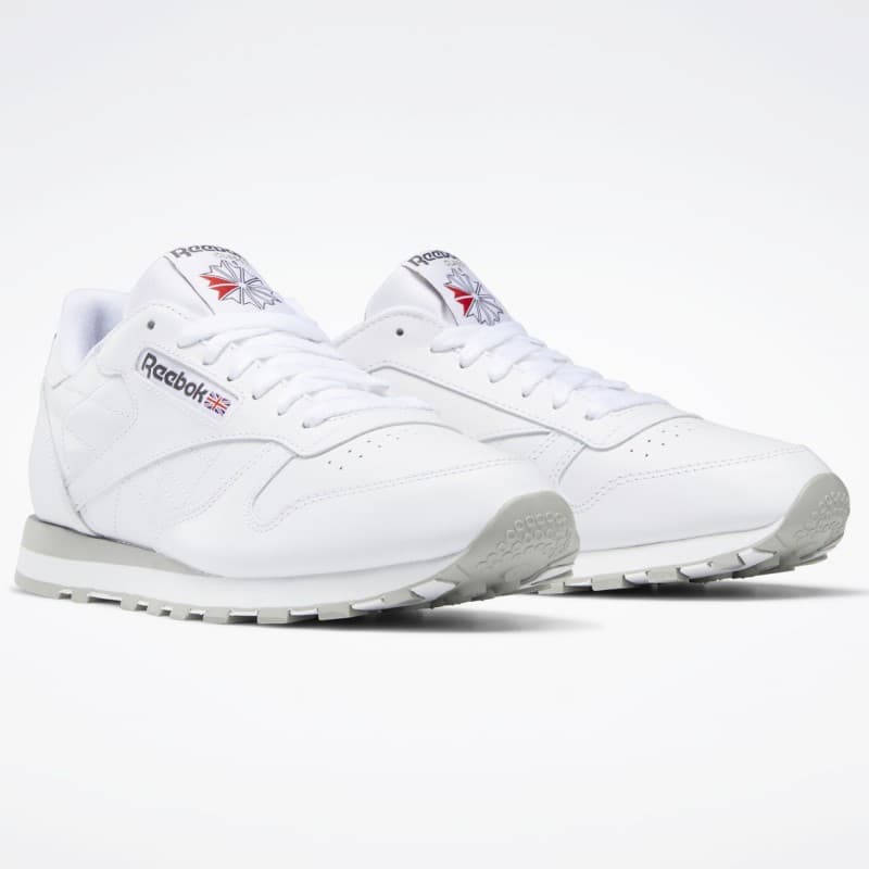 Reebok Men's Classic Leather Shoes - حذاء ريبوك كلاسيك جلد للرجال لون أبيض 