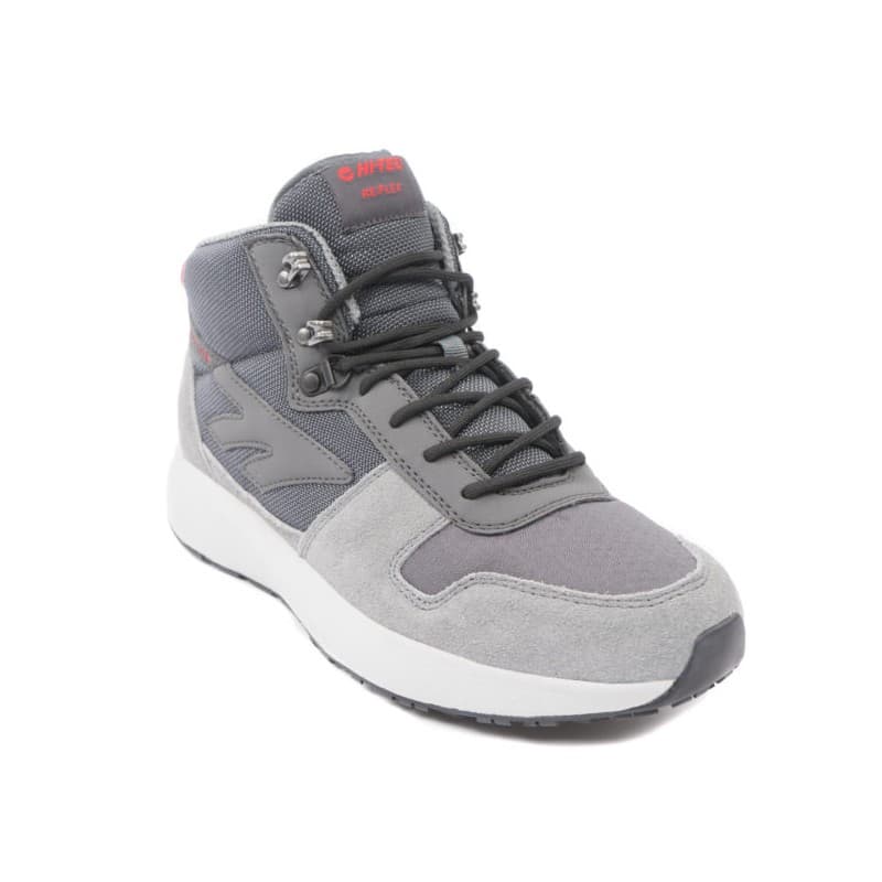 Hi-Tec Sierra Re-Flex Mid Trainers Shoes  حذاء سيرا ريفليكس ميد من هاي-تيك لون رمادي