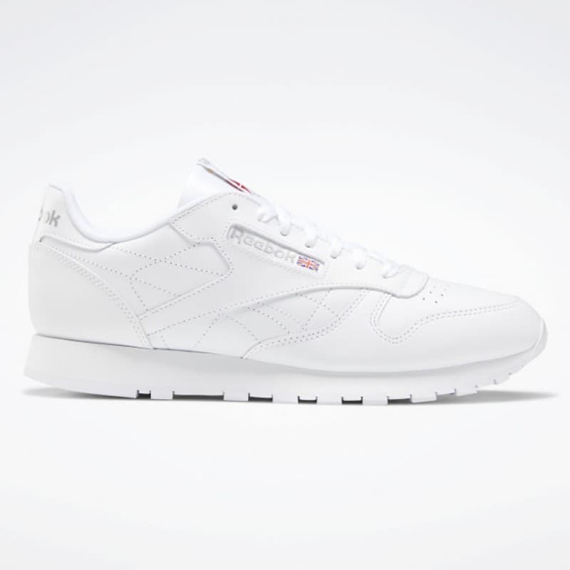Reebok Classic Leather Shoes - حذاء ريبوك كلاسيك جلد لون أبيض 