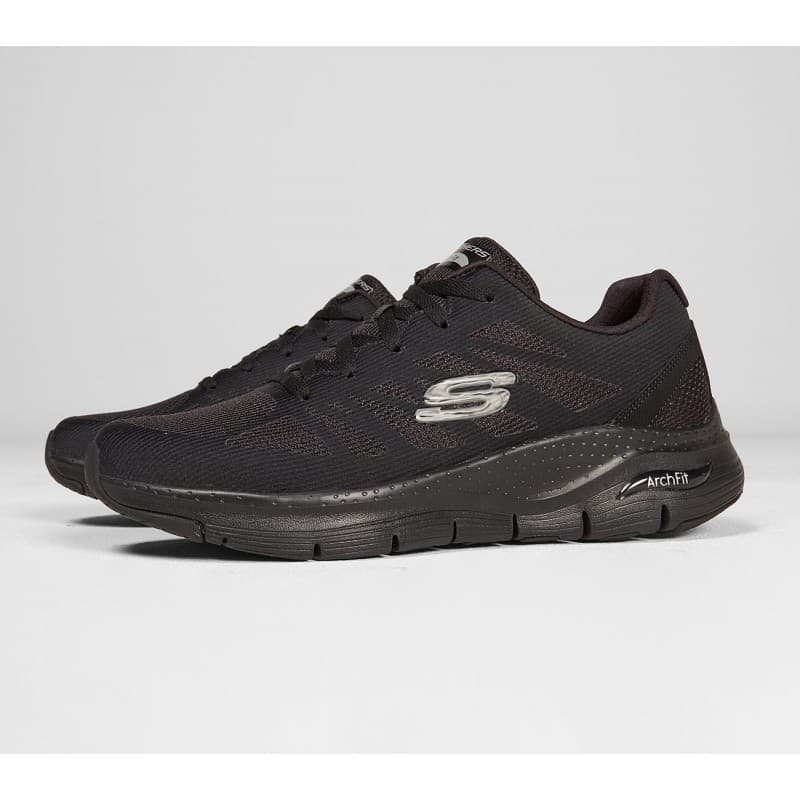 حذاء سكيتشرز ارتش فيت – تشارج باك للرجال لون أسود- Skechers Men's Arch Fit - Charge Back Shoes