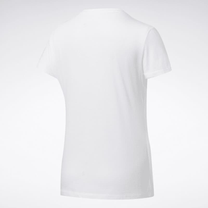 Reebok TE Graphic Vector Tee- تيشيرت ريبوك جرافيك فيكتور للنساء لون أبيض