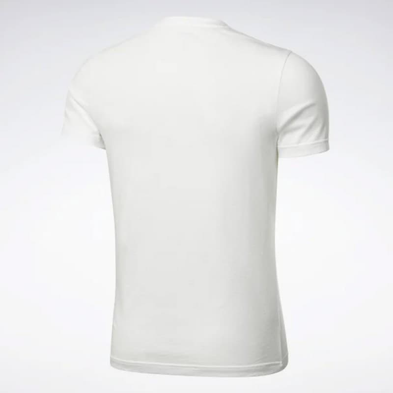 Reebok Mens' Identity Big Logo T-Shirt- تيشيرت ريبوك ادينتتي بيج لوجو للرجال لون أبيض