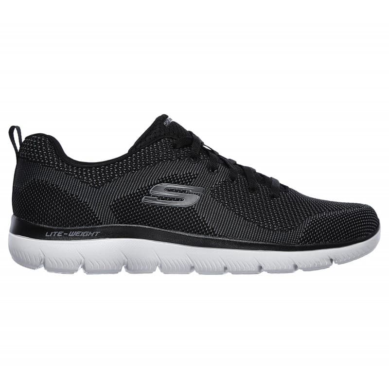 Skechers Mens' Summits - Brisbane Shoes- حذاء سكيتشرز سوميتس بريسبان للرجال لون أسود
