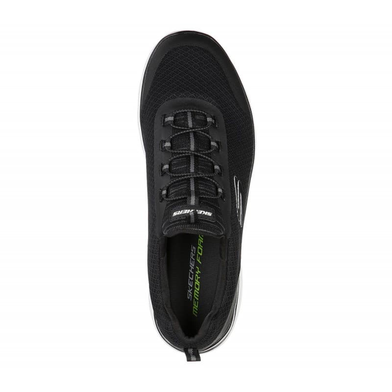  حذاء سكيتشرز سميتس- ريبينسكي للرجال لون أسود ونعل ابيض- Skechers Men's Summits-Repinski Shoes‏‏‏