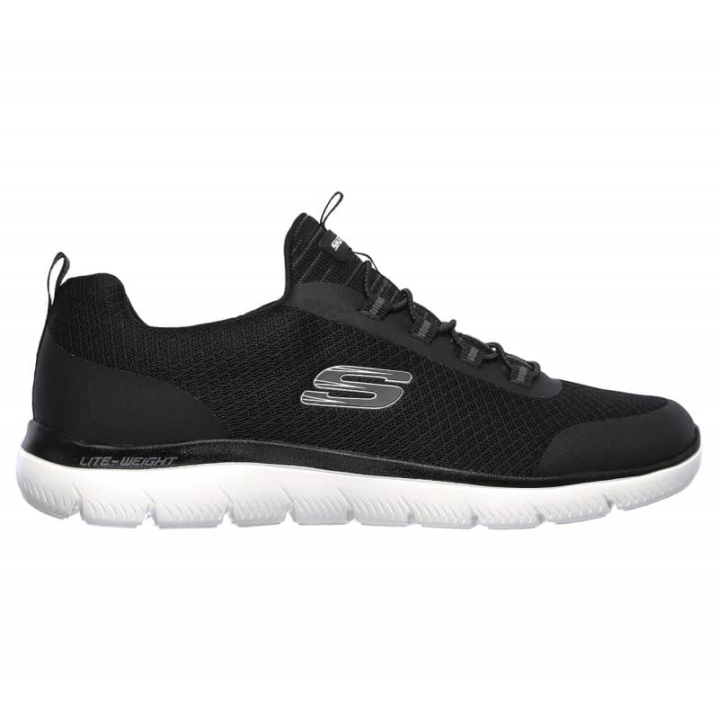  حذاء سكيتشرز سميتس- ريبينسكي للرجال لون أسود ونعل ابيض- Skechers Men's Summits-Repinski Shoes‏‏‏