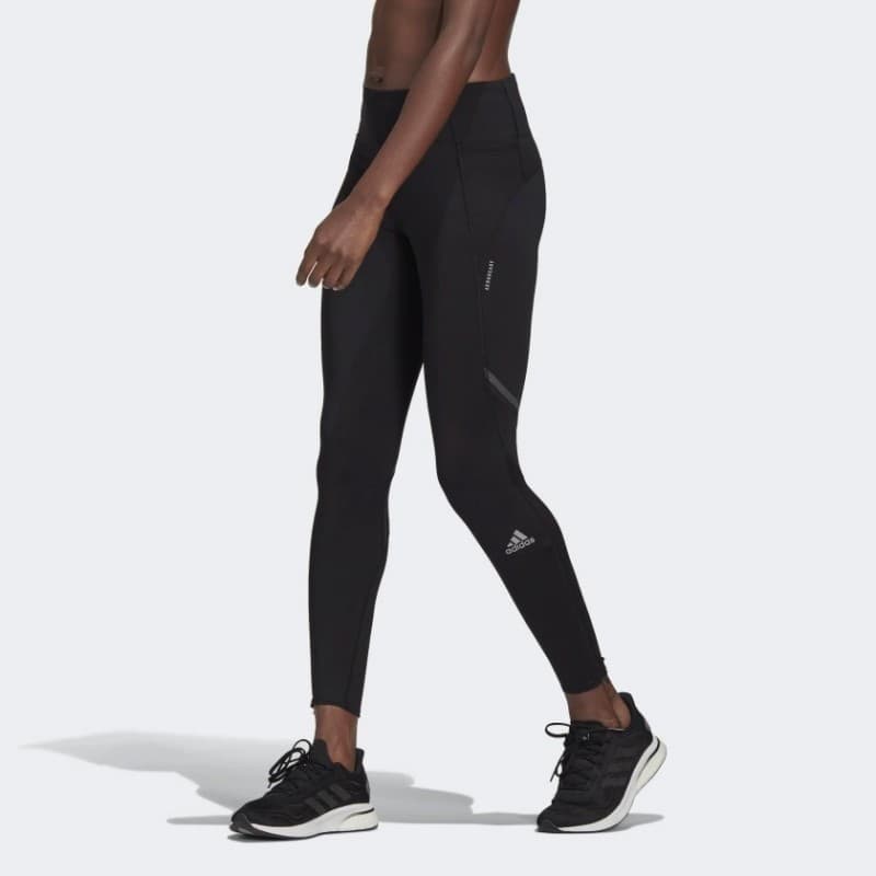 adidas Womens' How We Do Long Tights - Black- بنطلون اديداس هاو وي دو لونج للنساء لون اسود