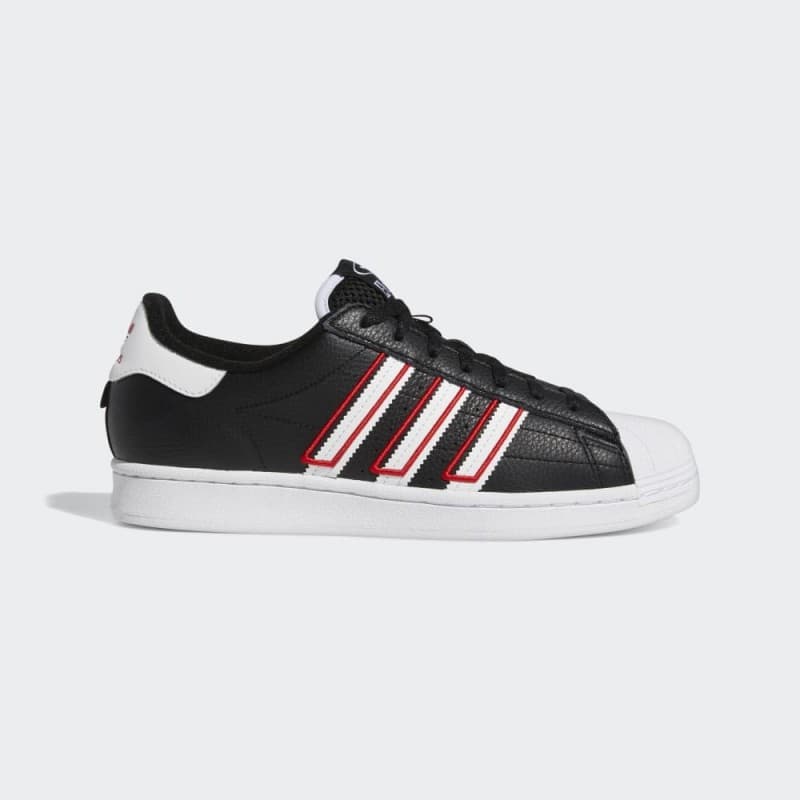 adidas Unisex Superstar Shoes - حذاء اديداس سوبر ستار للجنسين لون أسود