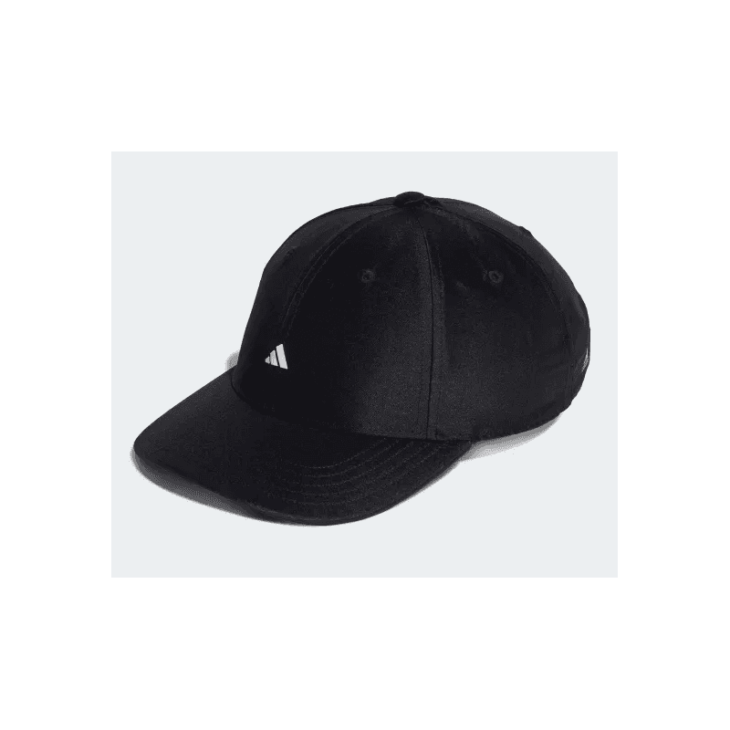 adidas Unisex' Satin Baseball Cap - Black- طاقية اديداس ستين بيسبول للجنسين لون اسود